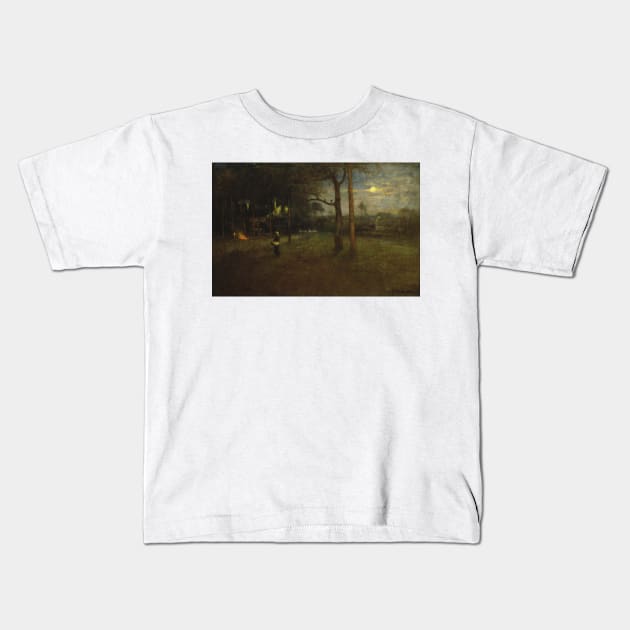 Moonlight, Tarpon Springs by George Inness Kids T-Shirt by Classic Art Stall